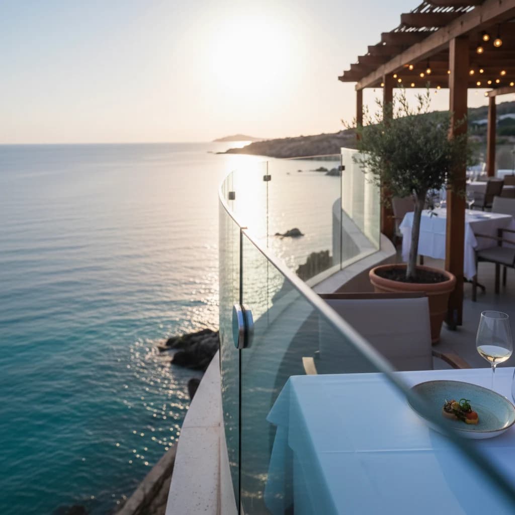 Стъклени парапети