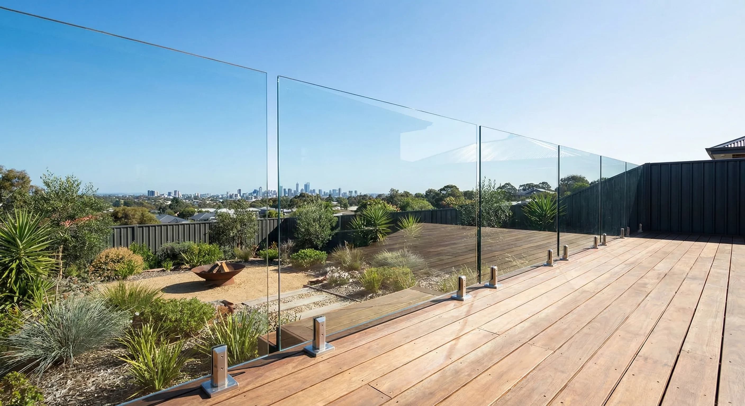 Стъклени огради