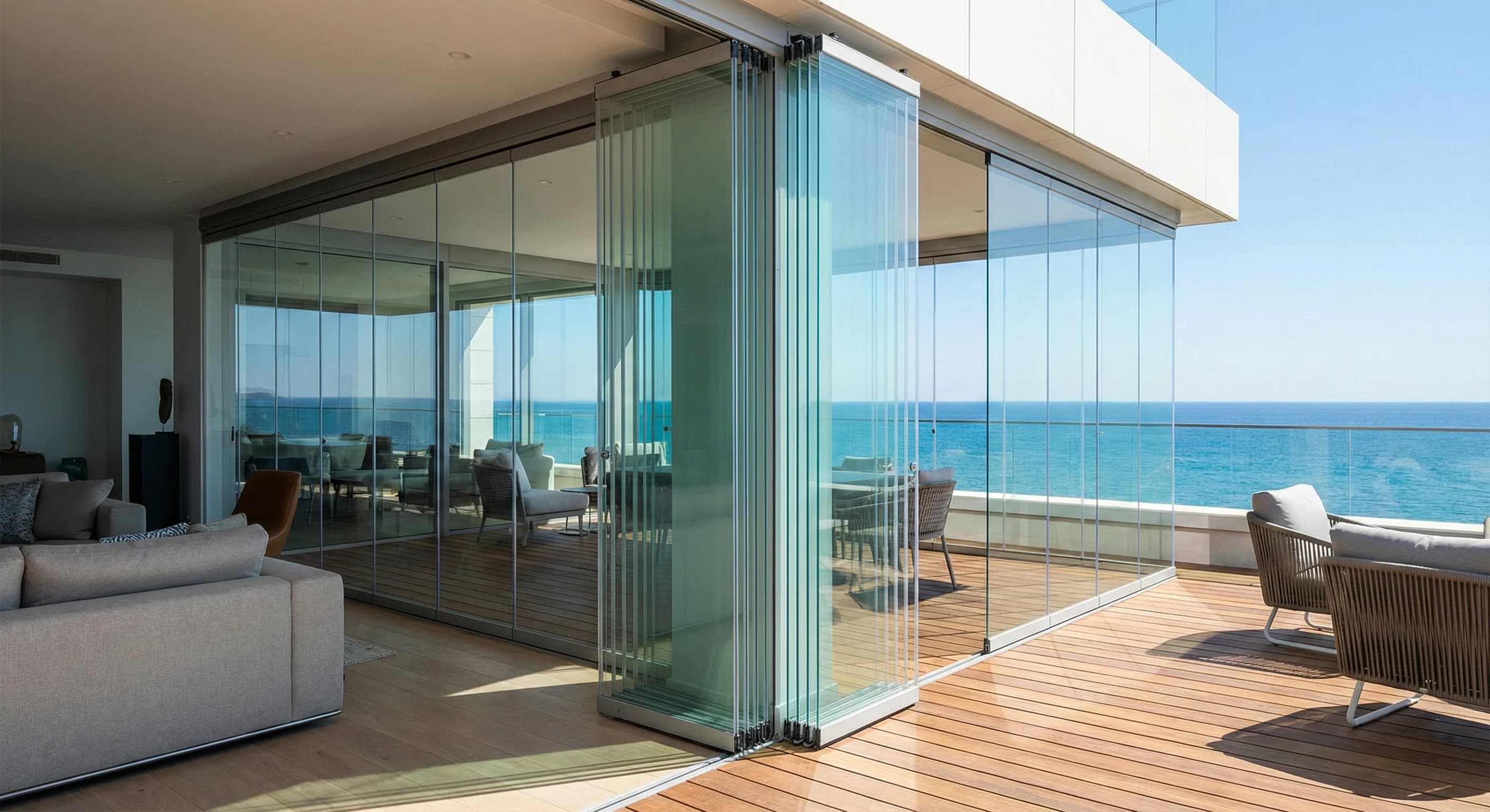 Стъкла за балкони и тераси